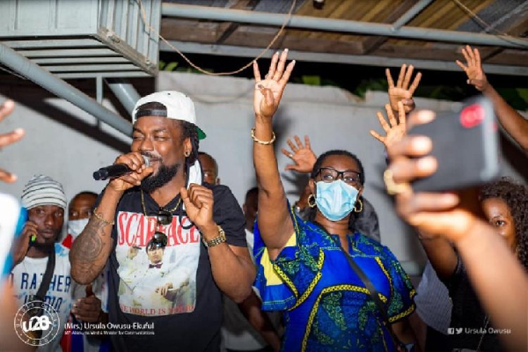 Samini has officially joined the Election campaign scene