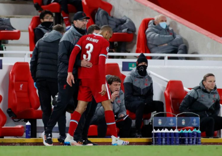 The injury is about how long he'll take - Klopp on the duration of Fabinho's injury