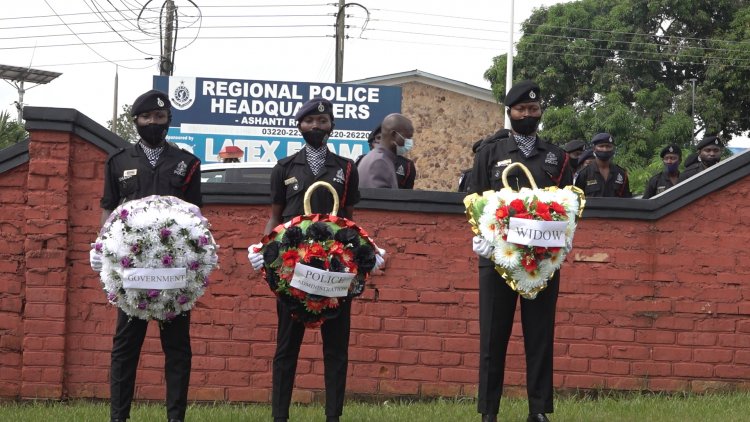 Ashanti Regional Police Command remembers eight fallen heroes on Memorial Day