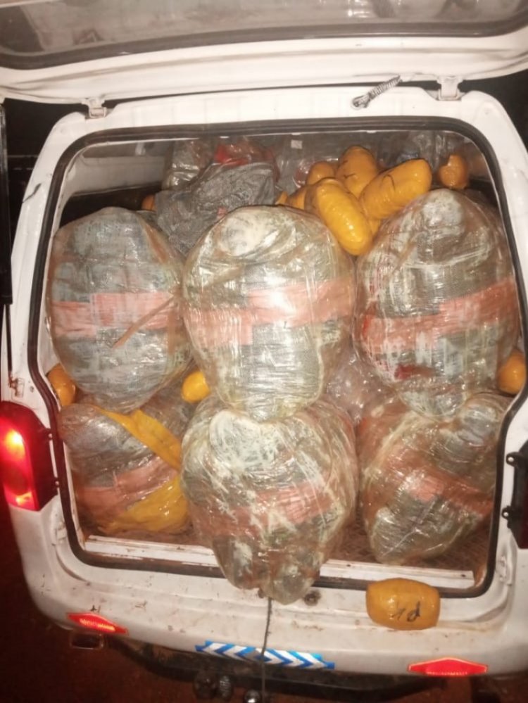 Akatsi Police intercepts vehicle loaded with Marijuana