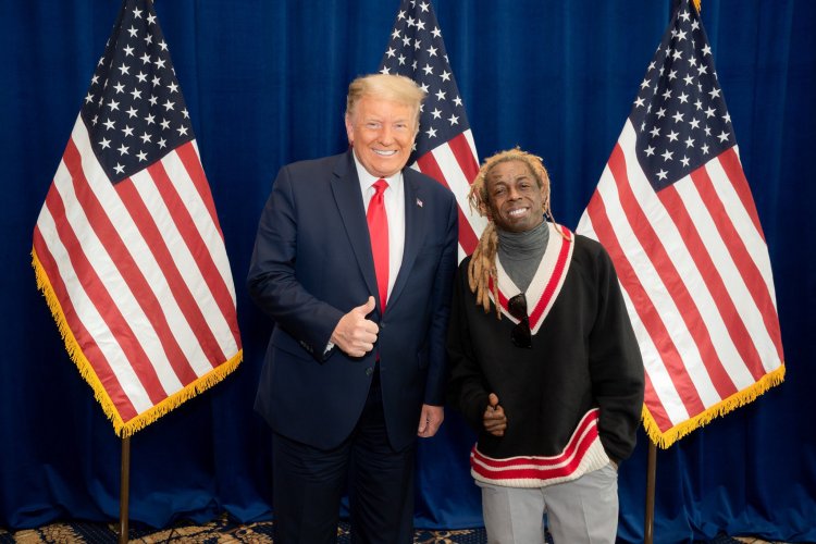 Lil Wayne thanks Trump for the Pardon, without it he would have been looking forward to jail time
