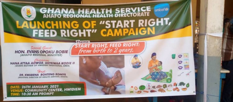 GHS launches breastfeeding campaign in the Ahafo Region
