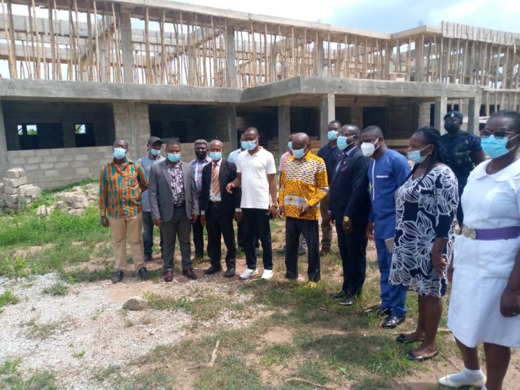 Ahafo Regional Minister Inspects Ongoing Projects