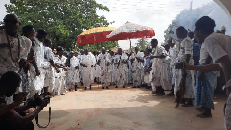 Traditionalist gathered to celebrate Afetorku Gbodzi Easter festival 