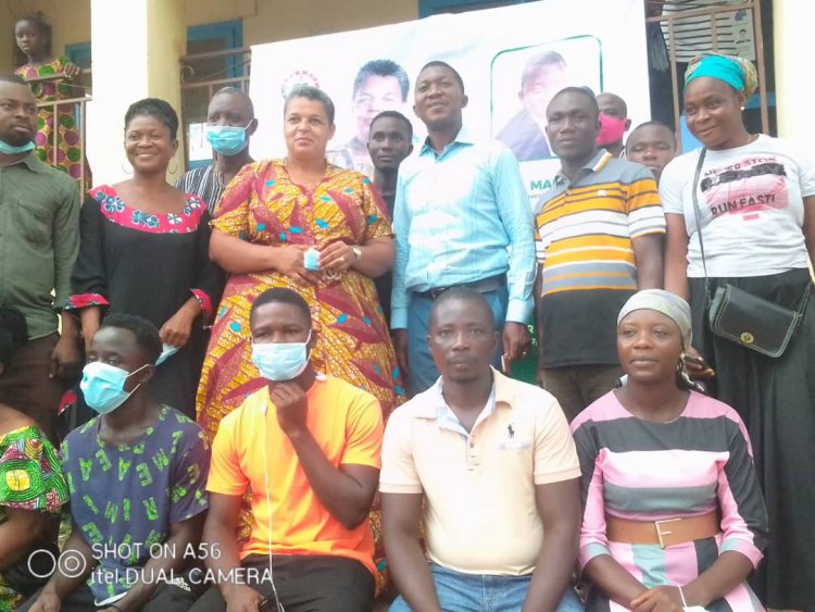 Honourable Gizella Tetteh Trains 200 People on Financial Planning at Bawjiase