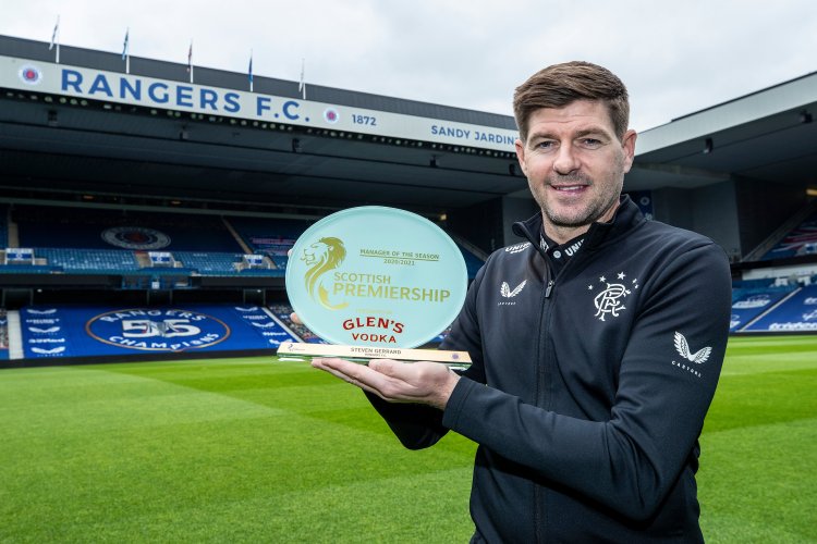 Steven Gerrard is SPFL manager of the year