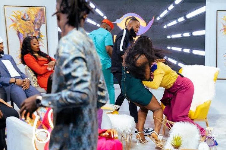 BBNaija Reunion: Kaisha, Lucy Engage In Physical Fight