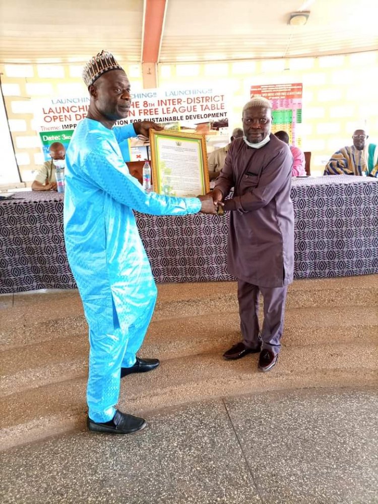 Northern Regional Minister unveiled 8th inter-district open dedication league table