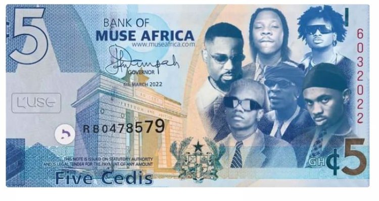 Picture - Checkout The Newly FIve Ghana Cedis Note Trending On The Internet Today
