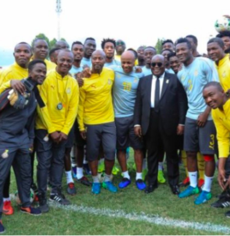 'I Wish You Well In The Match'' Nana Addo Wished The Black Star Well