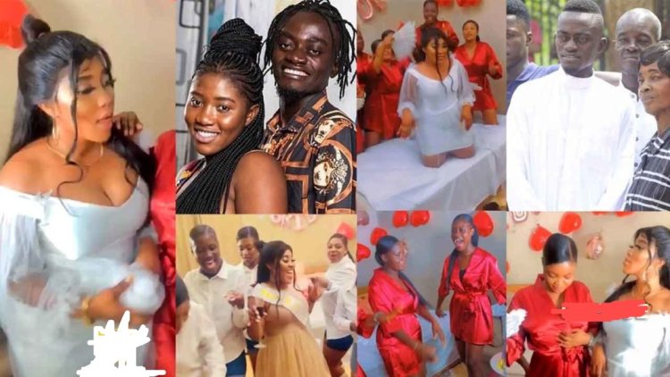 Lilwin Marries His Americana Baby Mama In Kumasi