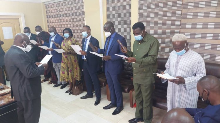 9 member health committee inaugurated in Bono Region