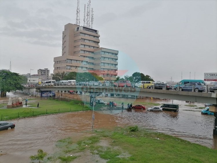 Parts of Accra  Turned Into Rivers 