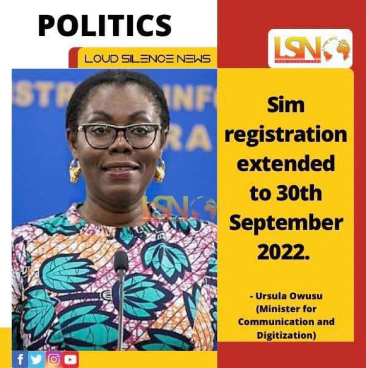 Government of Ghana extends SIM card re-registration deadline to September 30