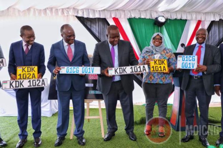 Kenya launches new generation vehicle number plates