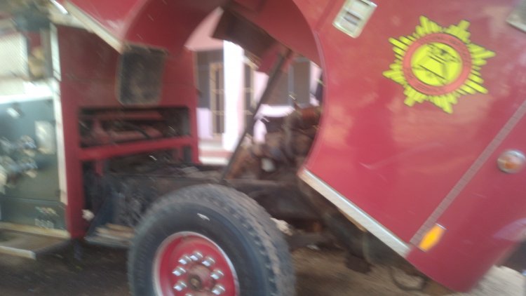 Residents of Berekum Worried Over Breakdown of Fire Thunder and Ambulance Vehicles to Save Lives.