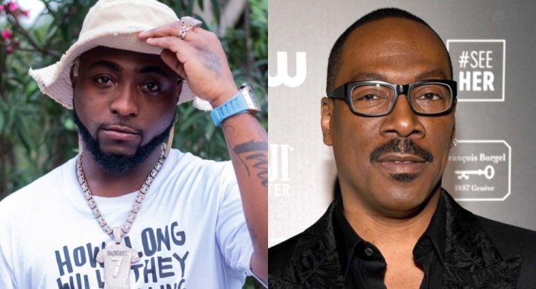 For days, Eddie Murphy and I were working together on set, but I didn't recognize him - Davido