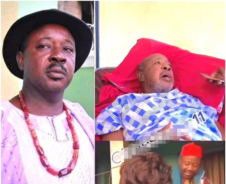 Amaechi Muonagor, a veteran Nollywood actor, begs for assistance as he is paralyzed in half of his left leg
