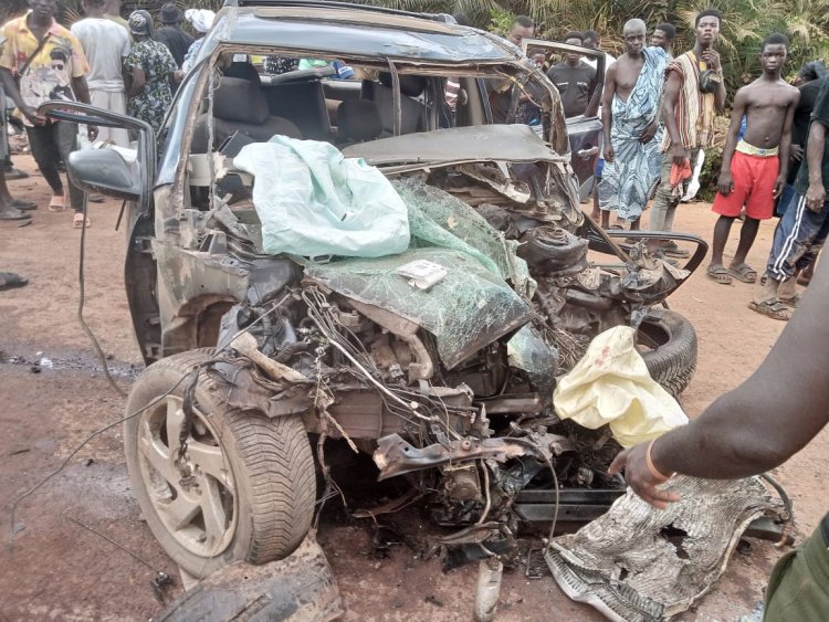 Gory Accident On Akroso -Asamankese Road, Claims Lives On The Spot