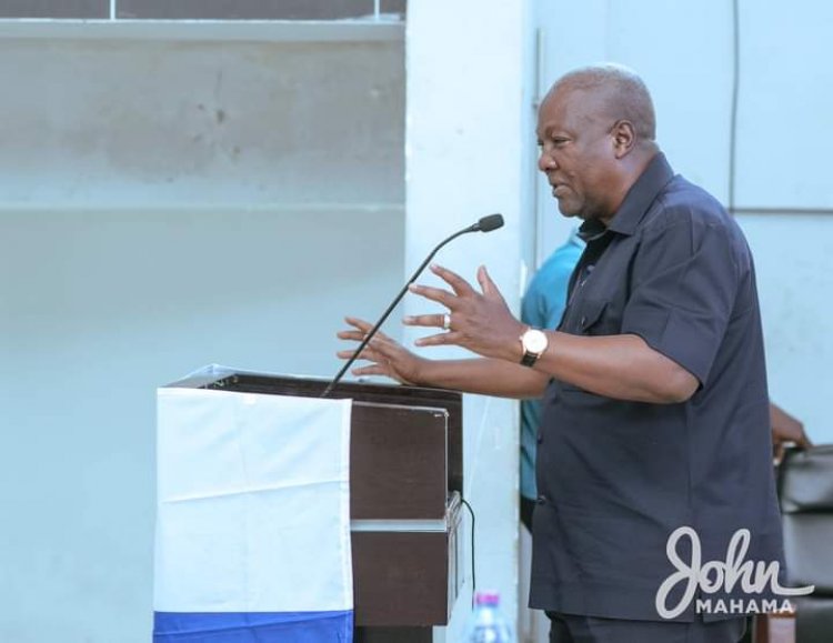 2024 General Elections: Abossey Okai Spare Parts Dealers Endorse Mahama For President