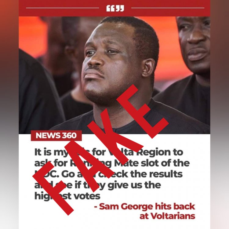 Disregard The False Claims That I Have Attacked Voltarians For NDC Running Mate Slot—Sam George 