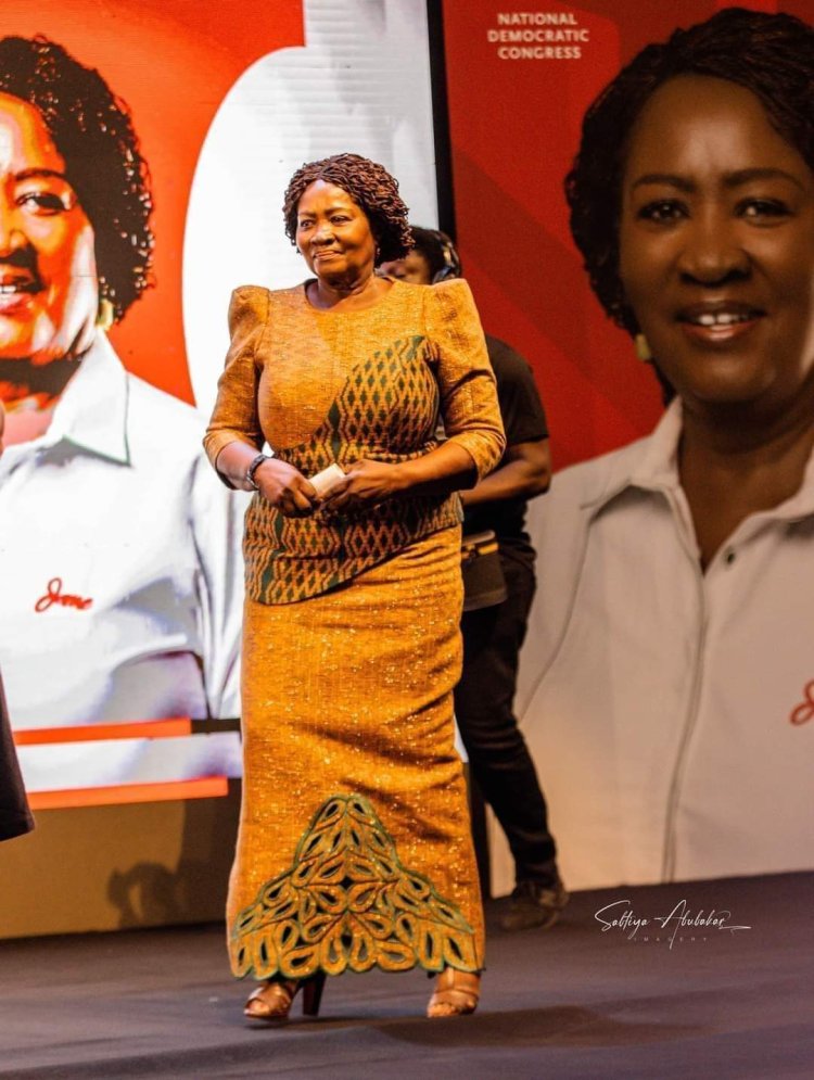 Prof Naana Opoku-Agyeman Portraits a Vessel of Honour –Tain NDC Women Organizer