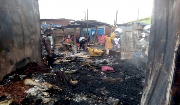 Kumasi Central Market suffer another 'DEVASTATING' Fire Attack