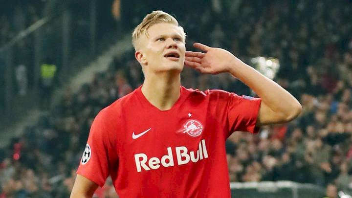 Salzburg's Haaland is interested in a move to the Premier League