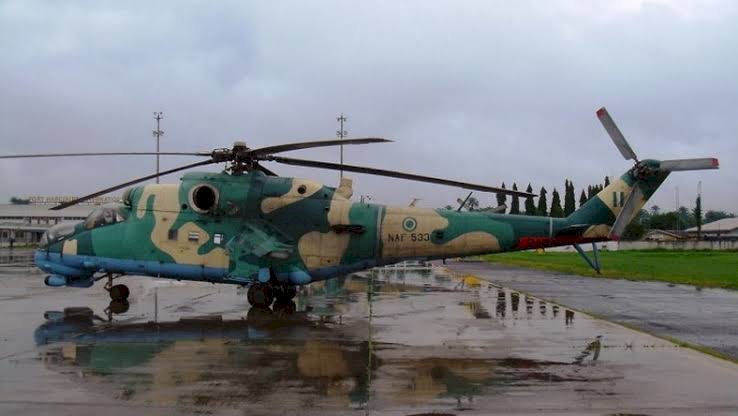 Nigerian Air Force Helicopter Crash Lands In Enugu