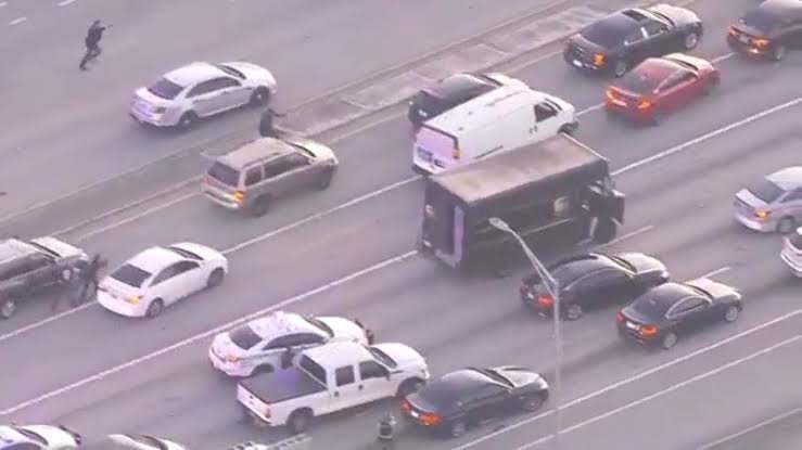 Hijacked UPS truck led Florida police on a massive chase that ended in a fatal shootout