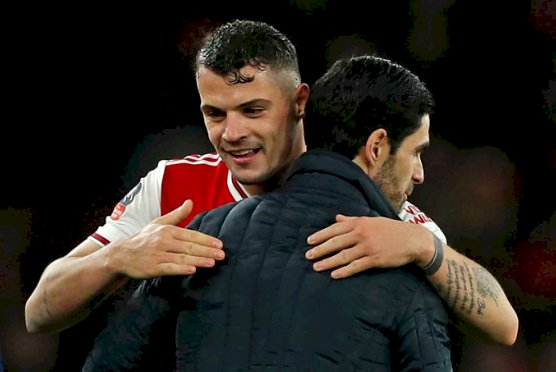 "I tried to convince him that way. He thought about it, he had a very positive response afterwards, and I think he changed his mind" - Arteta on Xhaka's change of mind