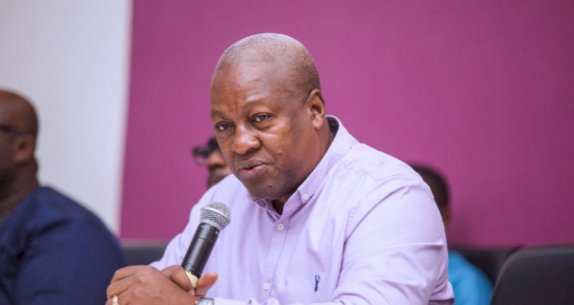 "Ghanaians look forward to the NDC stepping up to the plate and rescuing power from this government" - John Dramani Mahama