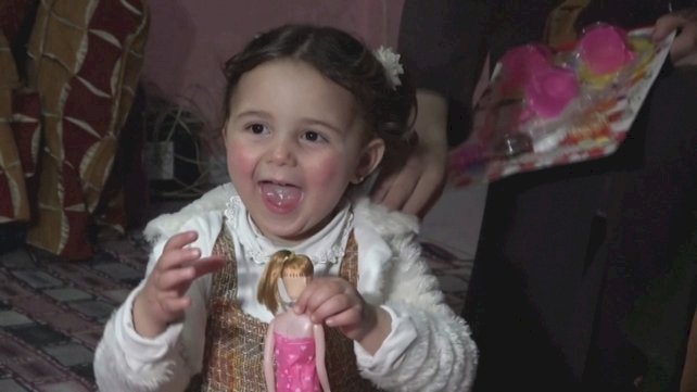 Salvation: Syria Girl Taught to Laugh at the Sound of Bombs Escapes to Turkey.