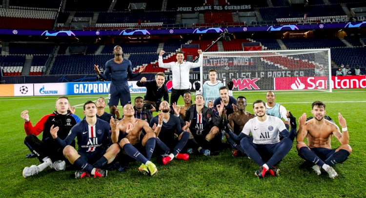 PSG players imitates Haaland celebration after dumping Dortmund out of Champions League