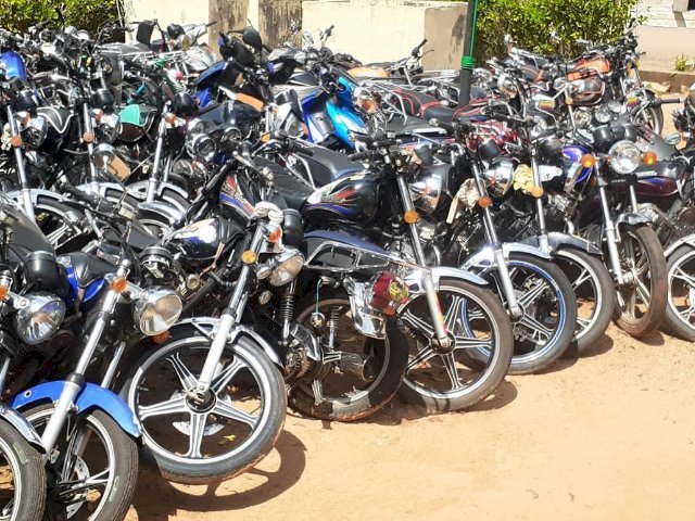 Ghana Police Seize 200 Motorbikes in Accra over Defying Social Distancing Protocols
