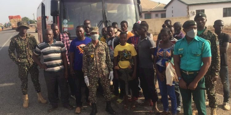 Border Closure: 20 Burkinabes Busted for Entering Ghana Illegally