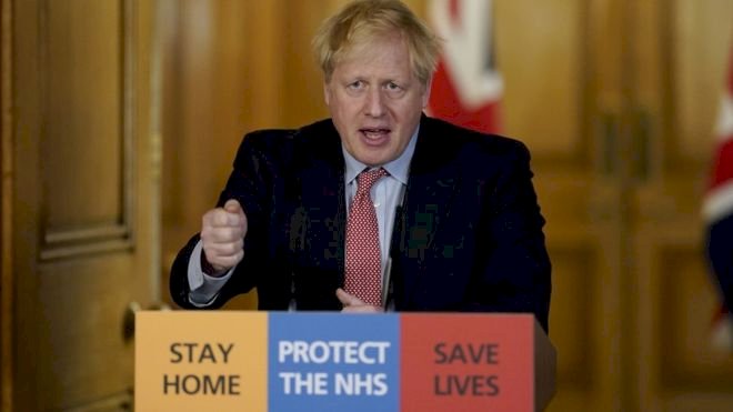 Boris Johnson says the UK is 'past the peak' of the coronavirus