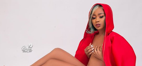 Akuapem Poloo goes naked on Social Media.