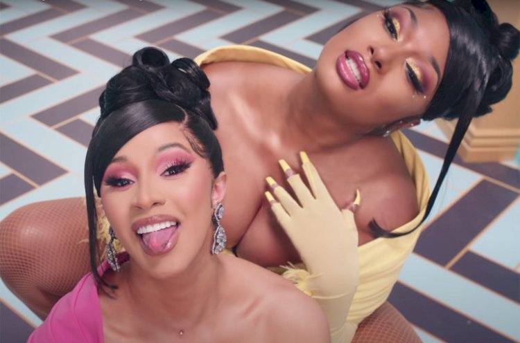 Cardi B and Megan Thee Stallion become the first Ever Female No. 1 Rap collaboration In U.K.
